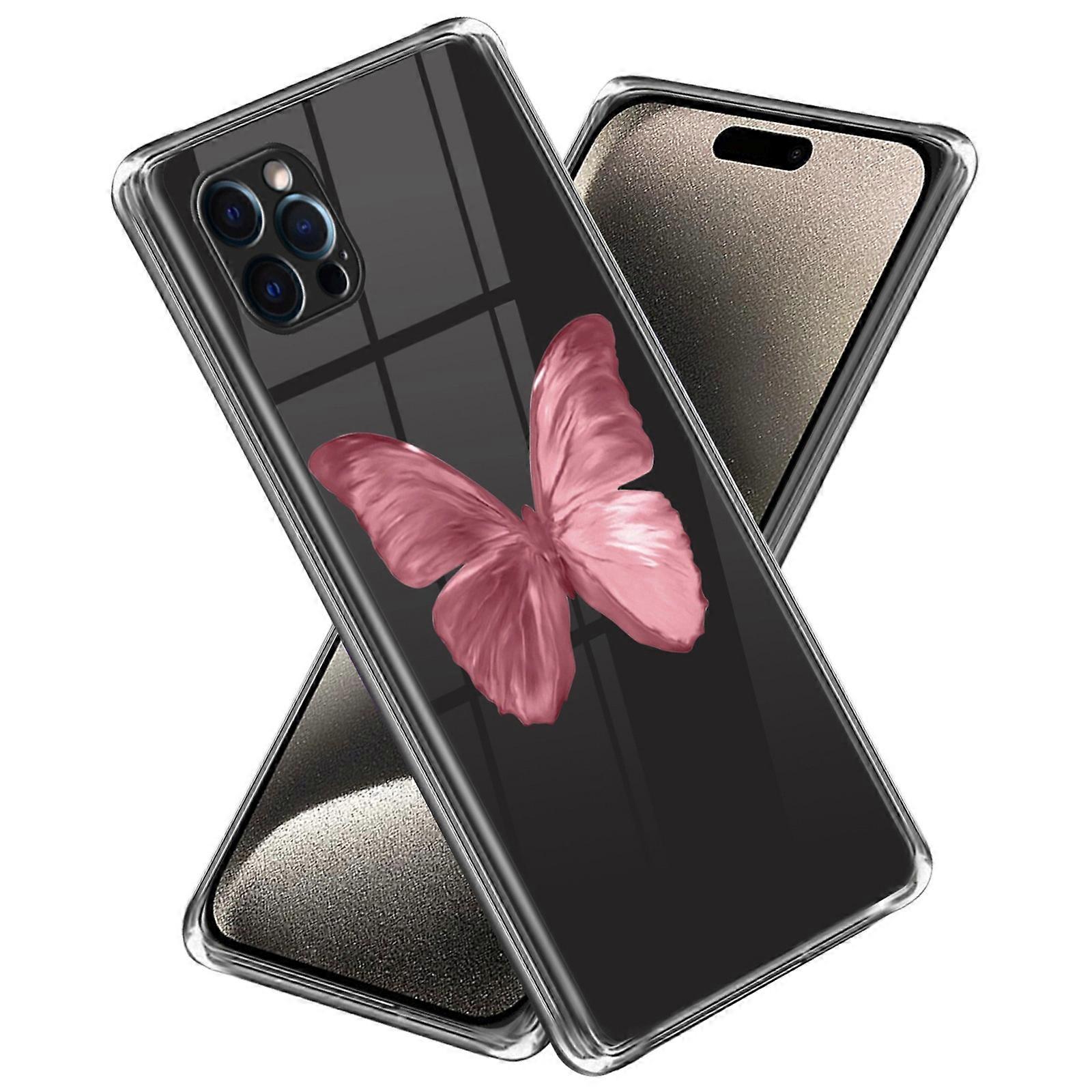 For iPhone 16 Pro Max Case Pattern Printed Shockproof TPU Phone Cover