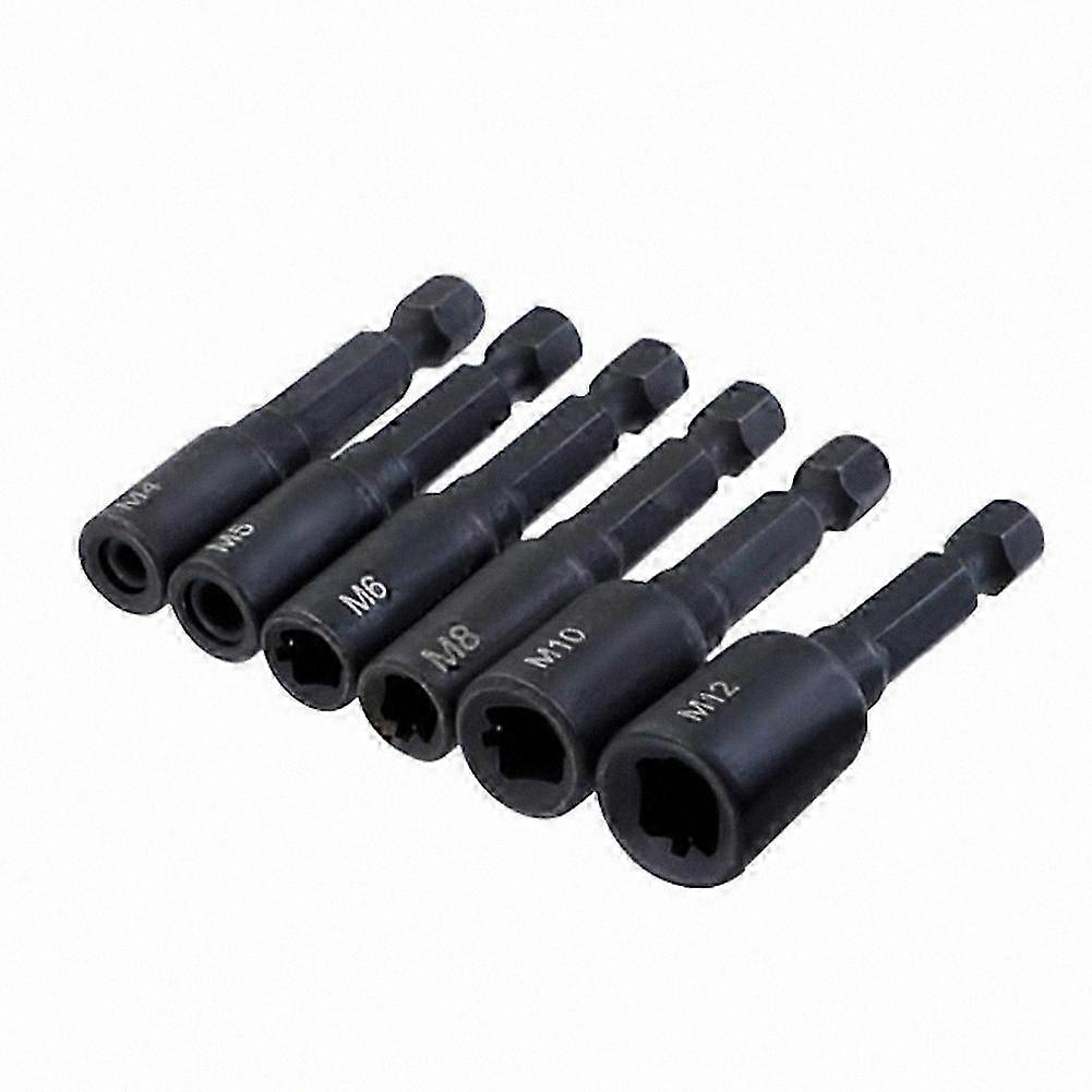 HSS Thread Tap Adapter M4-M12 for Machine Tapping with 1/4 Hex Shank Straight Fluted Screw Tap Socket