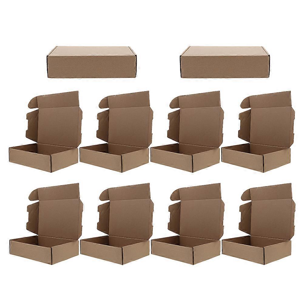 Small Packing Box Corrugated Paper Boxes for Packaging 20Pcs Easy Fold Design