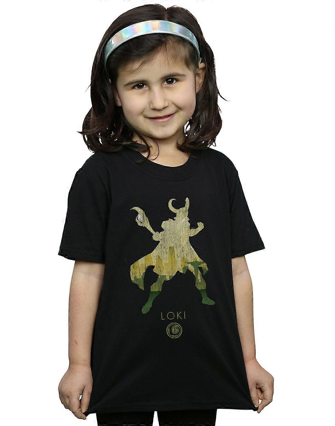 마블 걸스 로키 실루엣 티셔츠