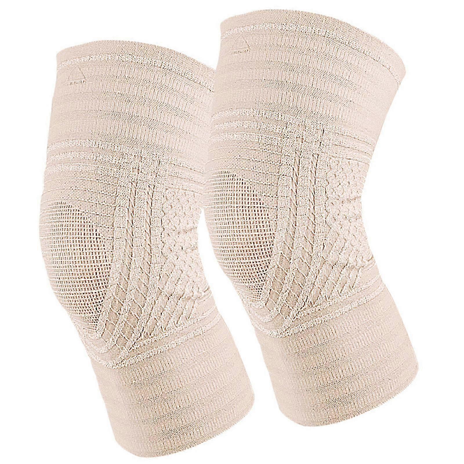 Elastic Knee Protector Knee Pad For Elderly Cold Sensitivity Thin Comfortable Wrap With Anti Migration Technology color