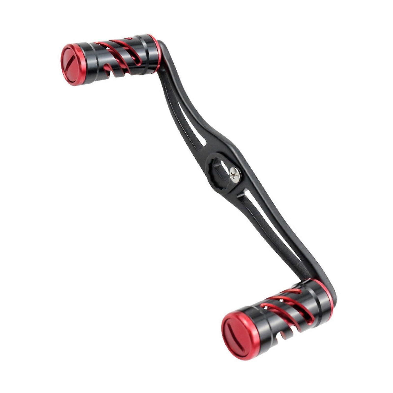 Fishing Reel Handle Grip Baitcasting Trolling Replacement Ergonomic Comfort Grip Black Red