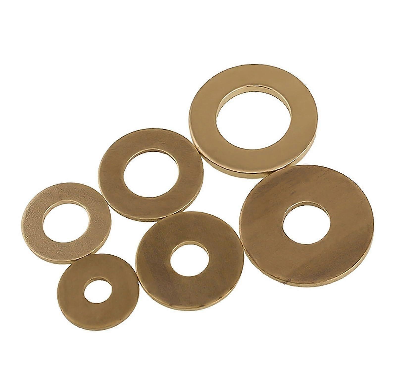 Copper Washer Assortment M3M24 Solid Brass Sealing Washers LeakProof  Heat Resistance