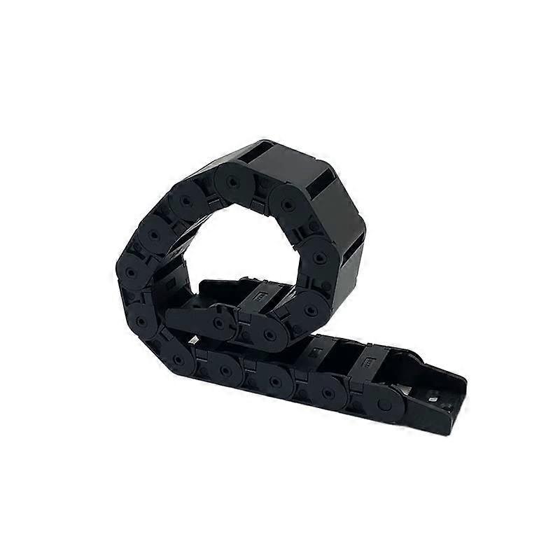18x37mm Nylon Cable Drag Chain  Load Capacity Flame Resistant Low Noise for CNC