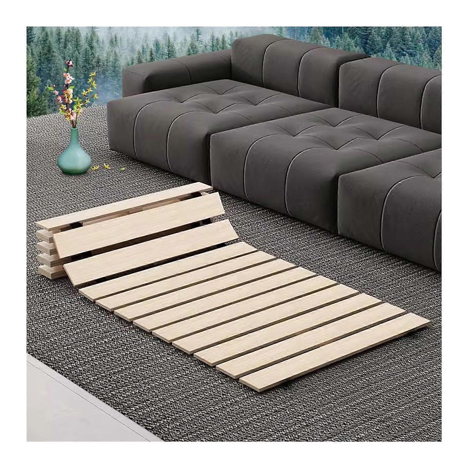 Folding Solid Wood Bed Board 70x200cm for Firm Sleep Surface and Even Mattress Support