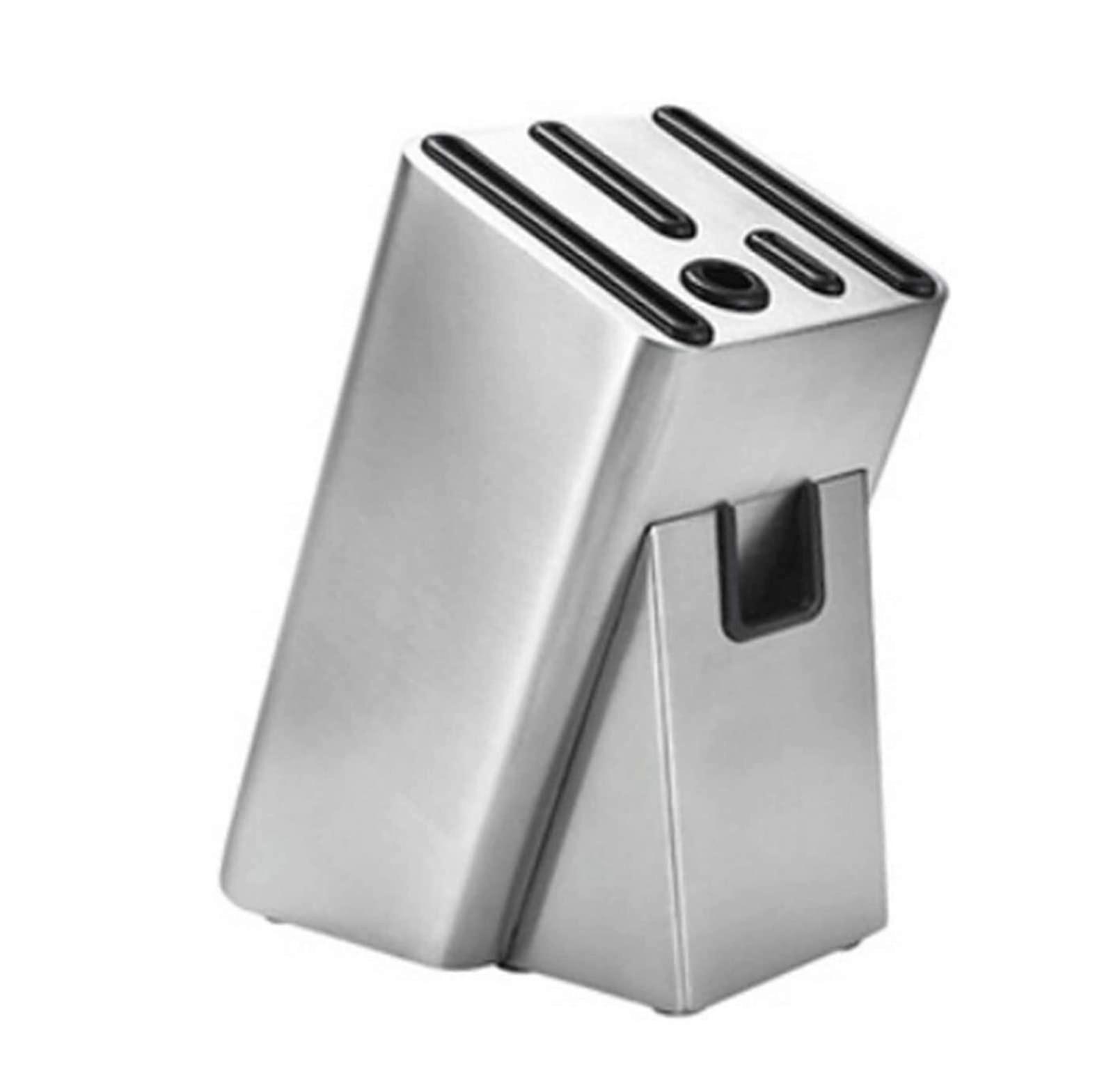 Stainless Steel Knife Holder Organizer, SpaceSaving Kitchen Storage Rack for Countertop Use