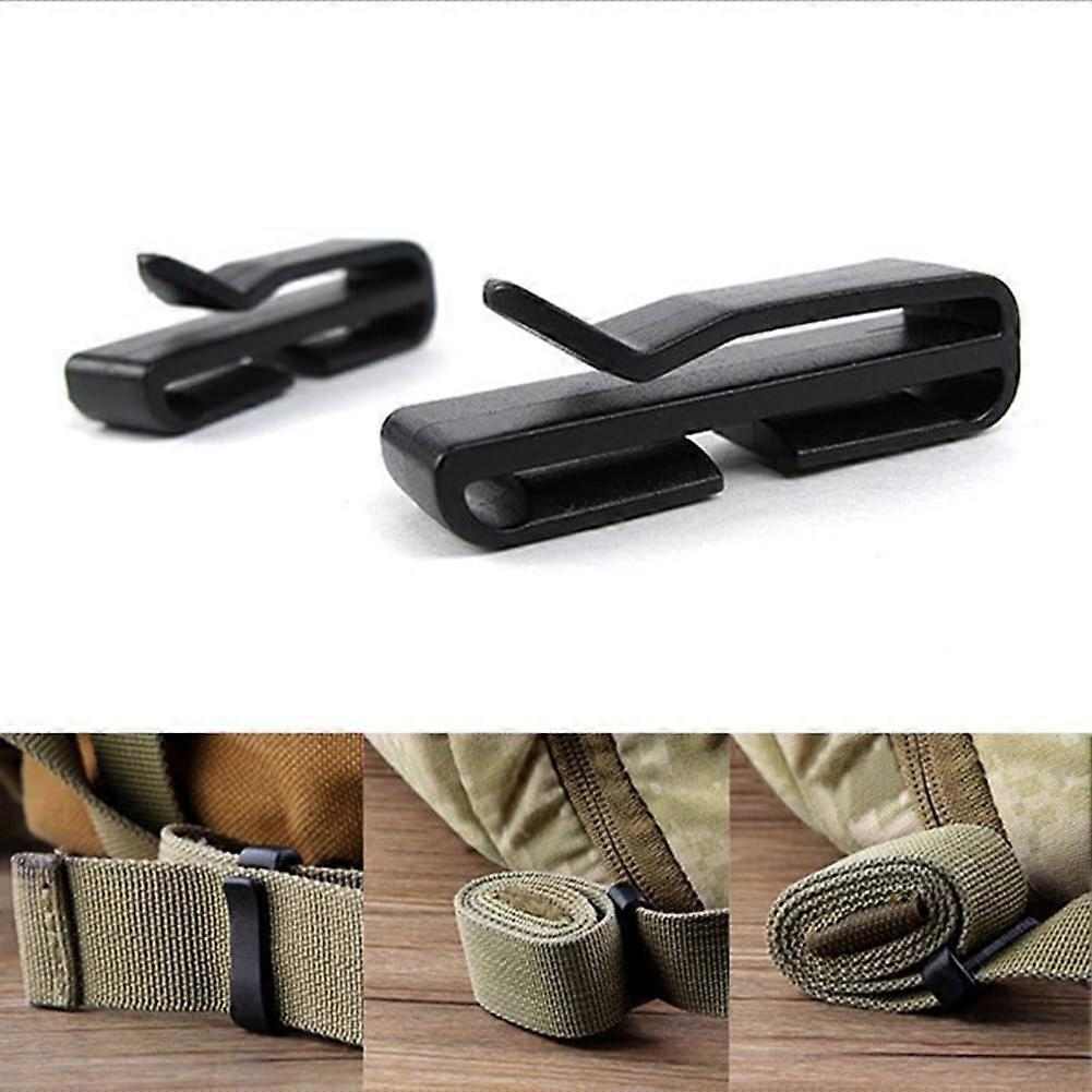 Molle Webbing Strap Clips 48mm Backpack Buckle Organizer for Excess Strap Management 2PCS