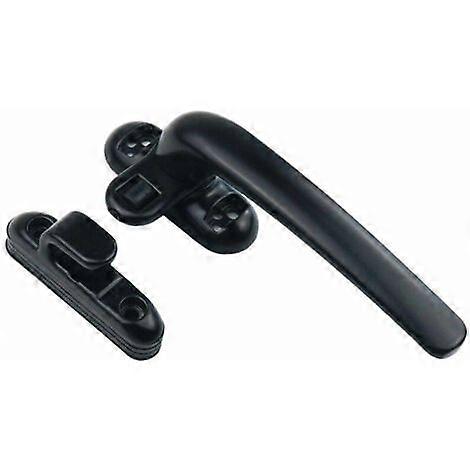 Door Handle and Window Lockable Casement Window Lock Handle Black