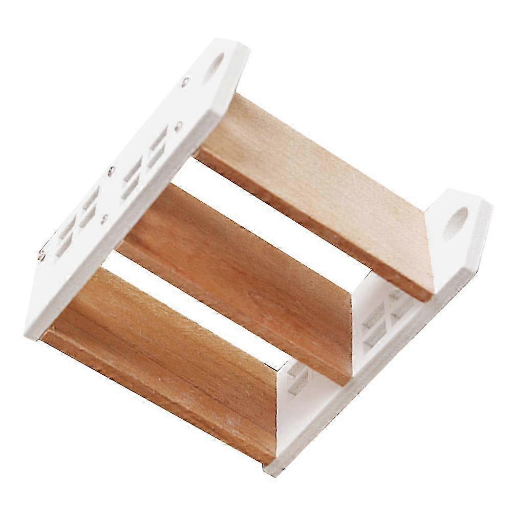 Miniature Wooden Bookcase for Decor and Storage