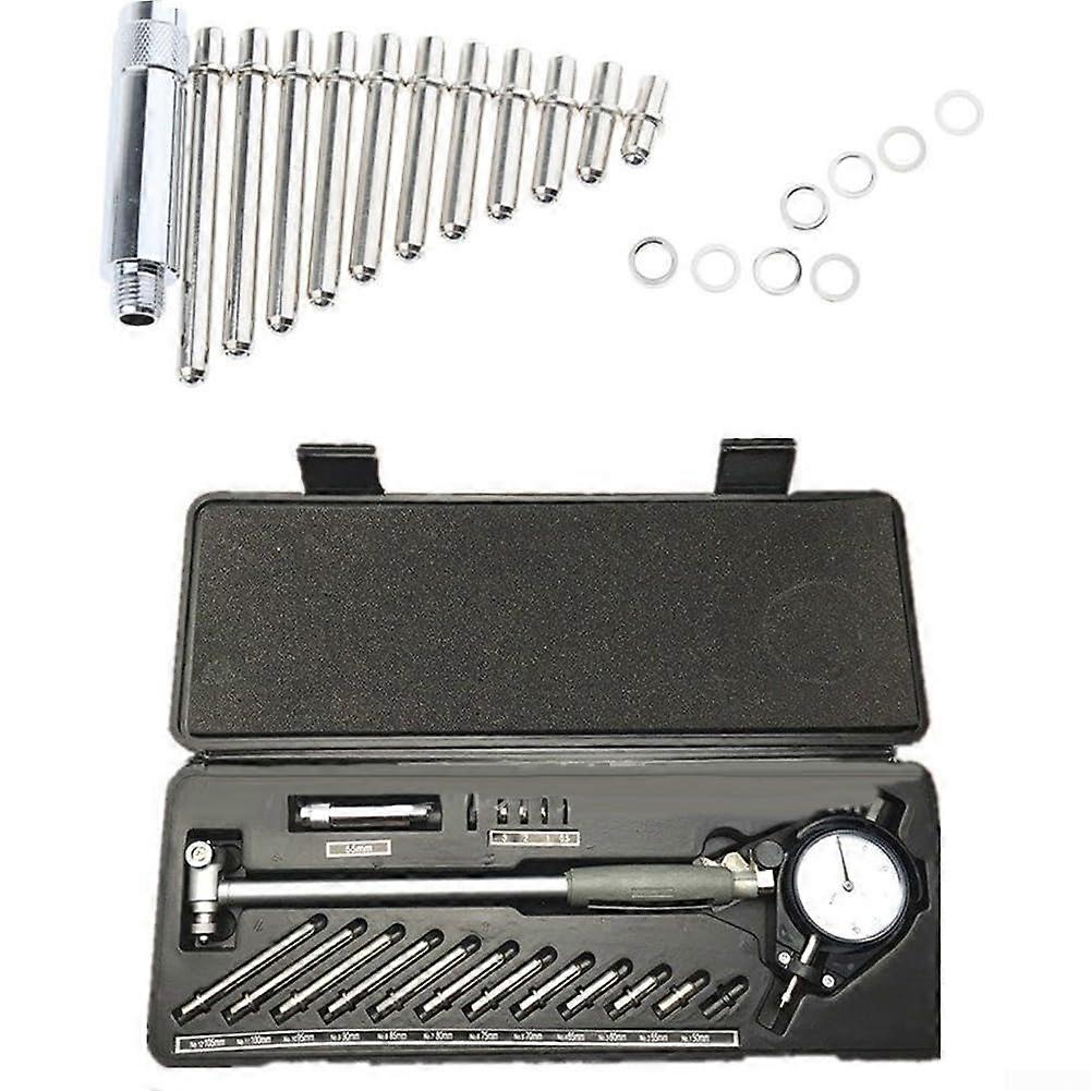 Inside Diameter Micrometer 160mm Range 0.01mm Accuracy Stainless Steel Dial Indicator