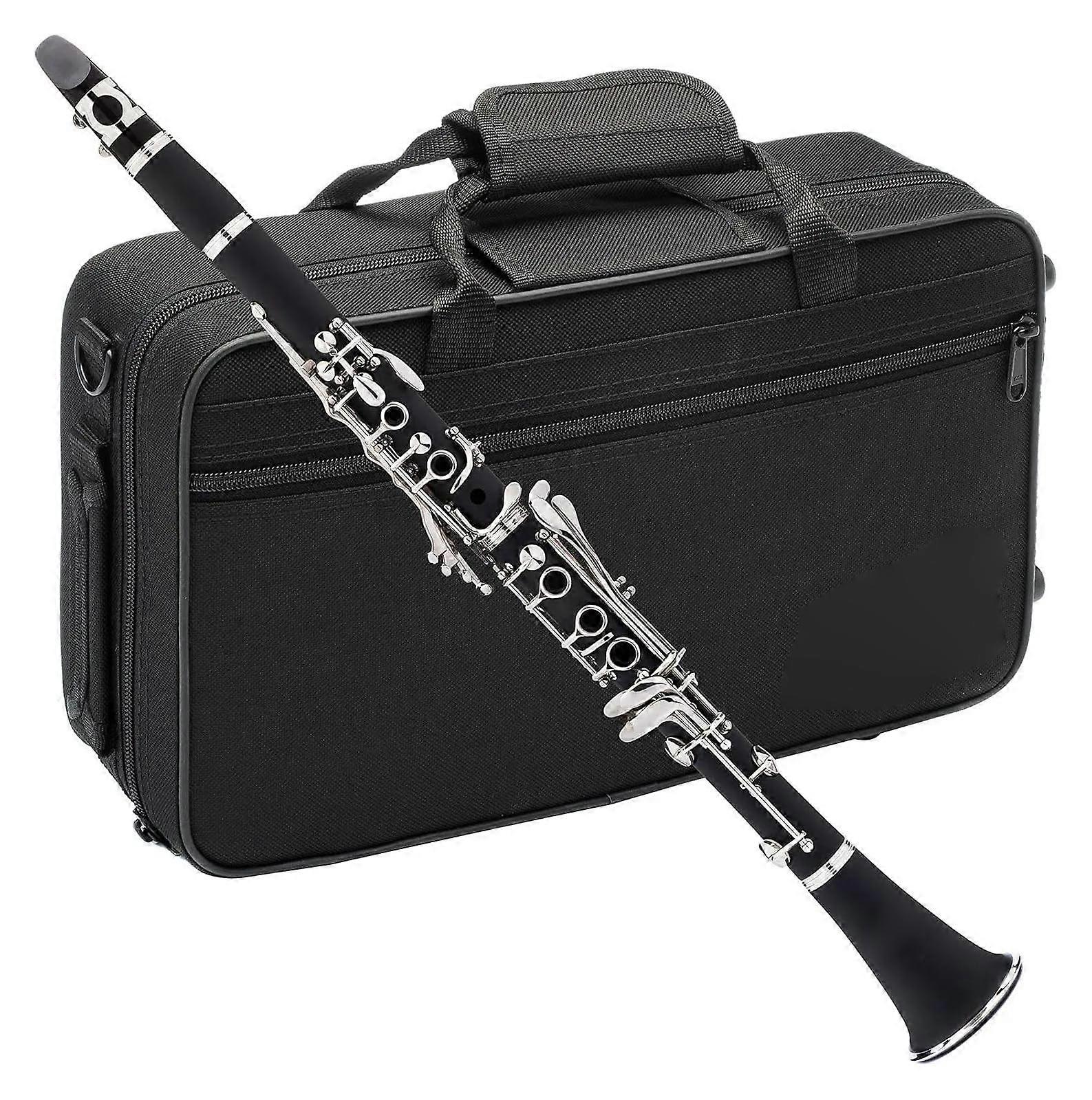 Professional Bb Clarinet for Beginners Rich Pure Tone Fast Key Response Ergonomic Design