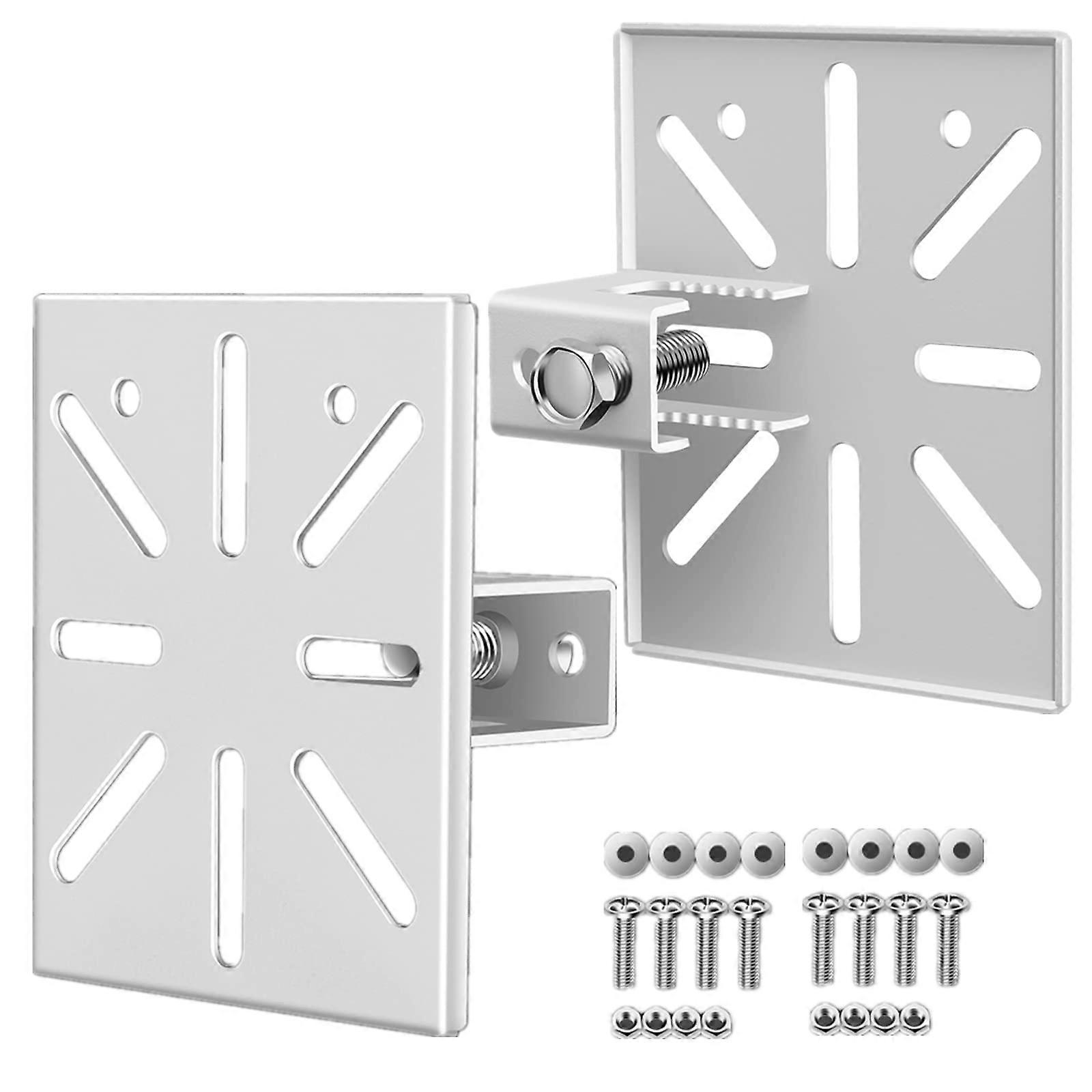 Universal Pole Mount Adapter with Screws for Projector and CCTV, Wall Bracket Indoor Outdoor Use