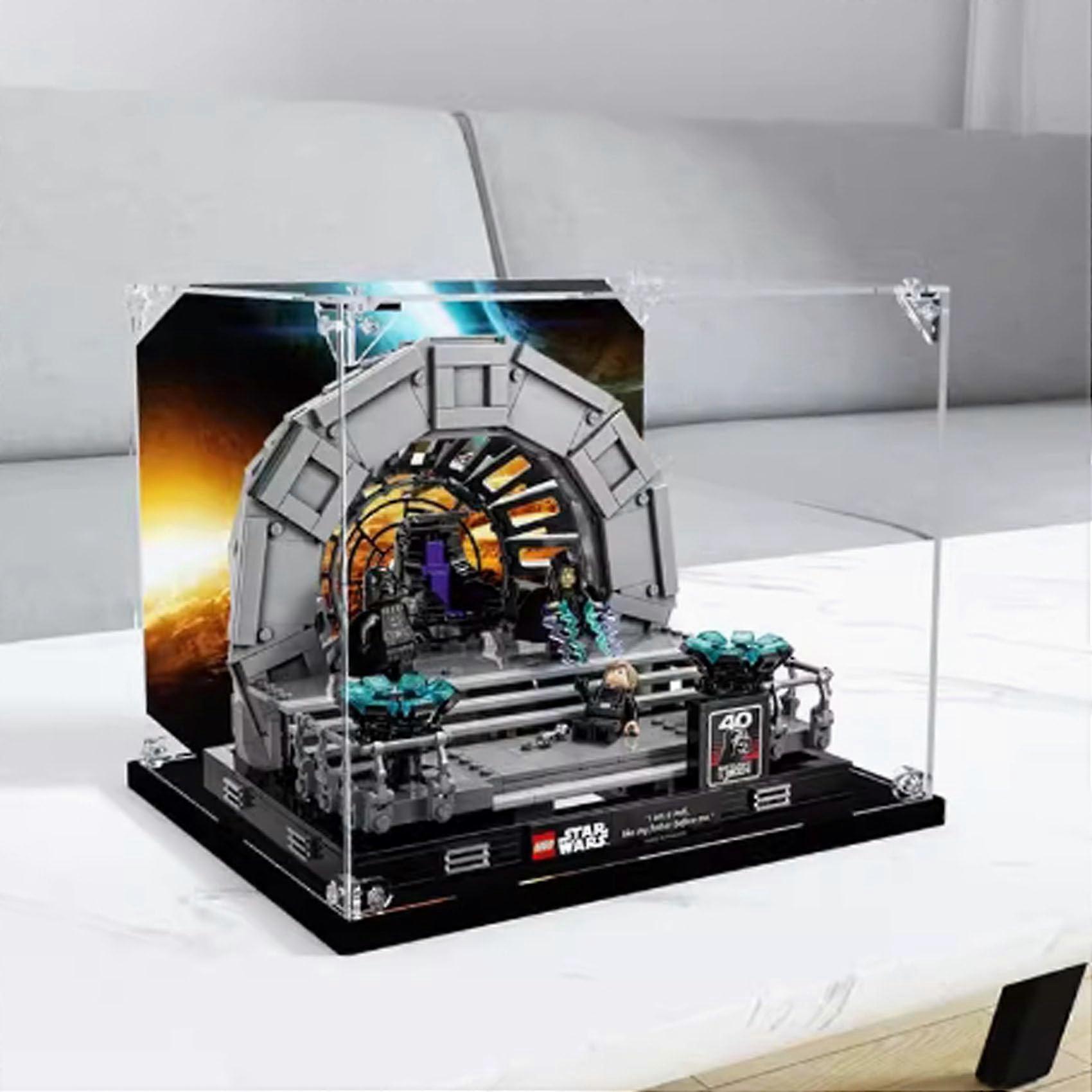 Acrylic Clear Dustproof Protection Display Case for  75352 Emperor's Throne Room