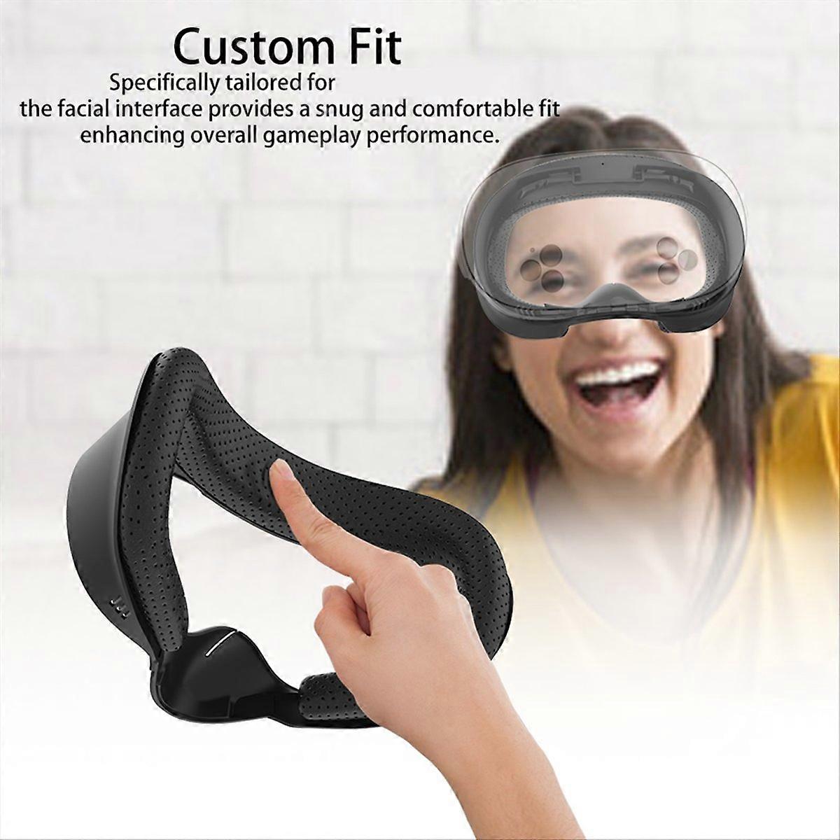 For 3S Controller Silicone Cover Comfortable Face Interface Bracket Combo for 3S VR Accessories Black