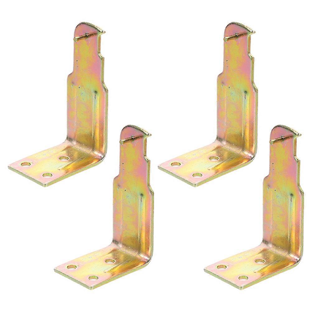 Fire Extinguisher Holder Wall Mount for Fire Extinguisher 4Pcs Golden Bracket