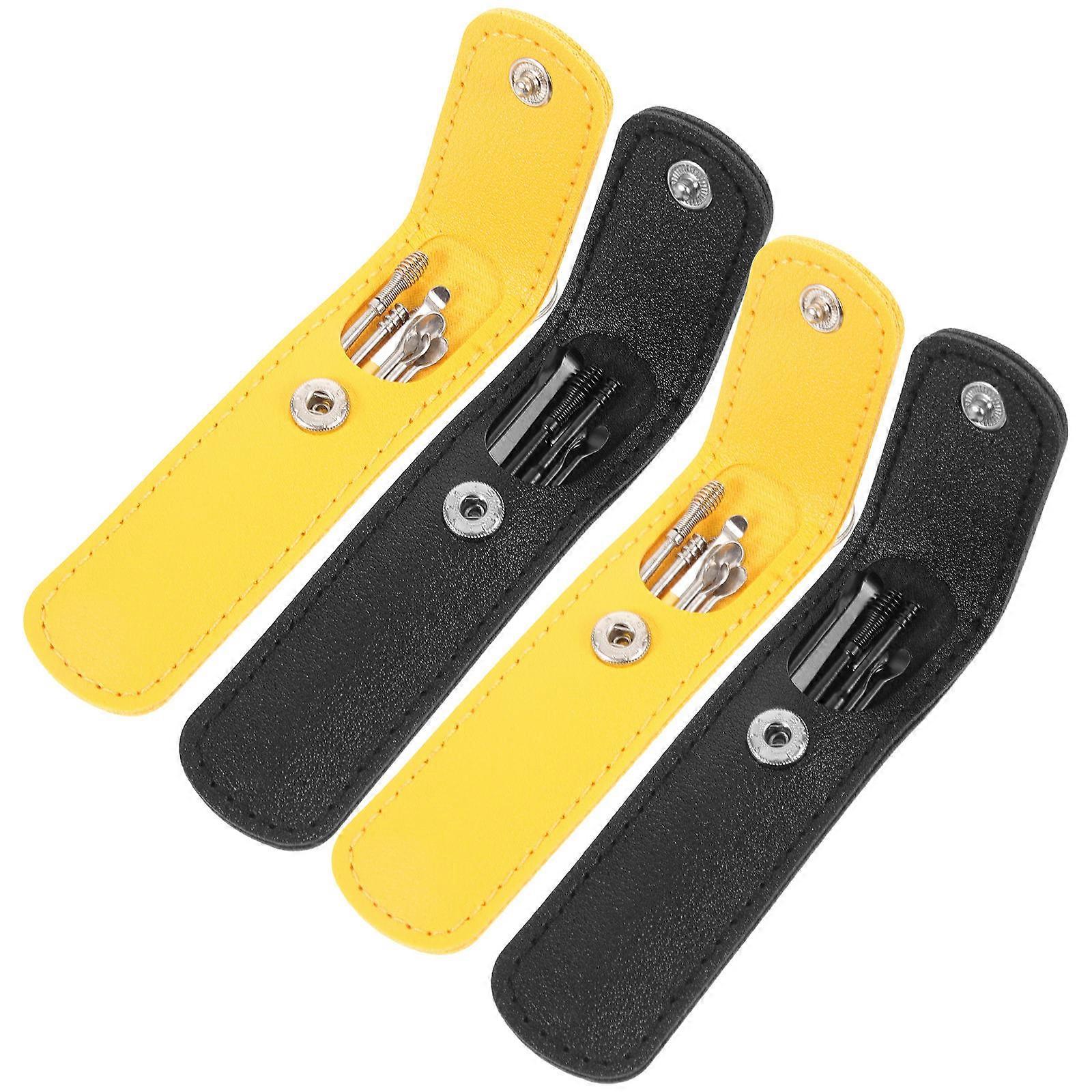 Ear Picker Set Metal Earwax Cleaning Tool Set 4Sets Practical Earwax Remover