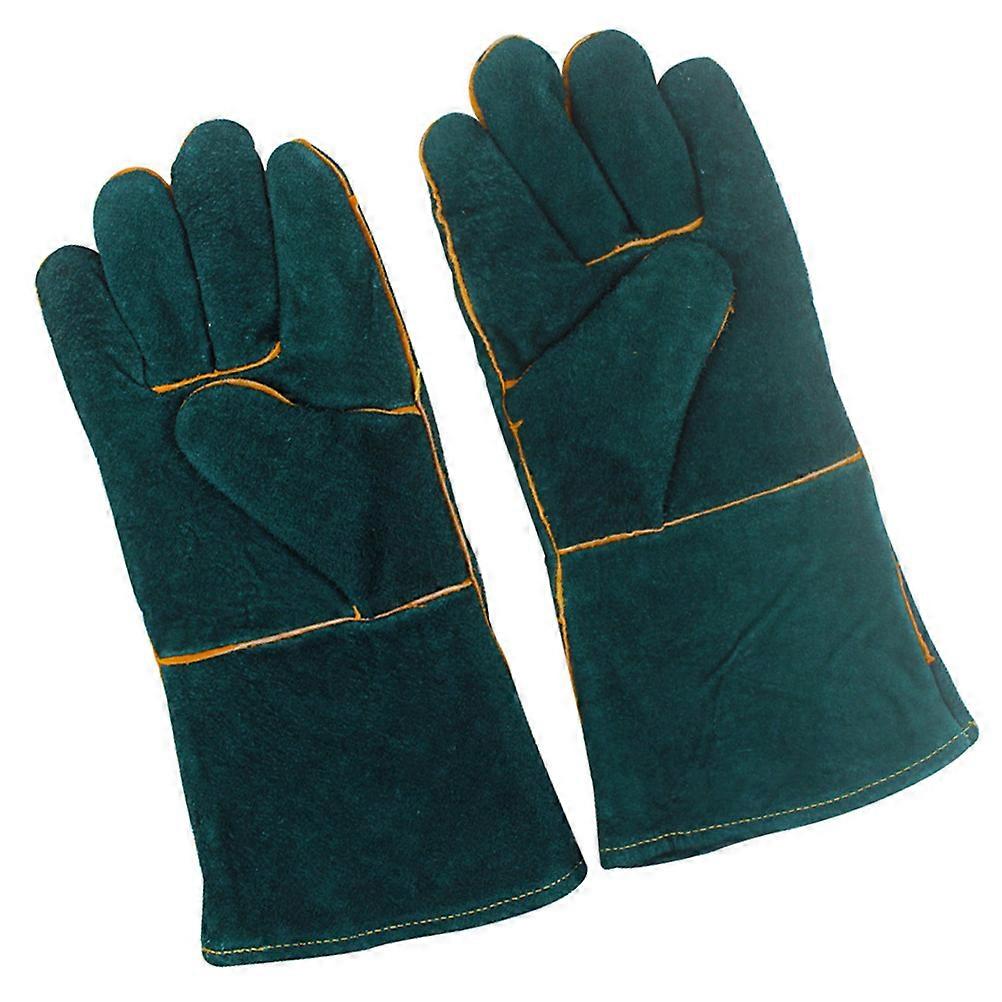 Green Pet Playing Protective Gloves for Protection 1Pair Bite Resistant Design