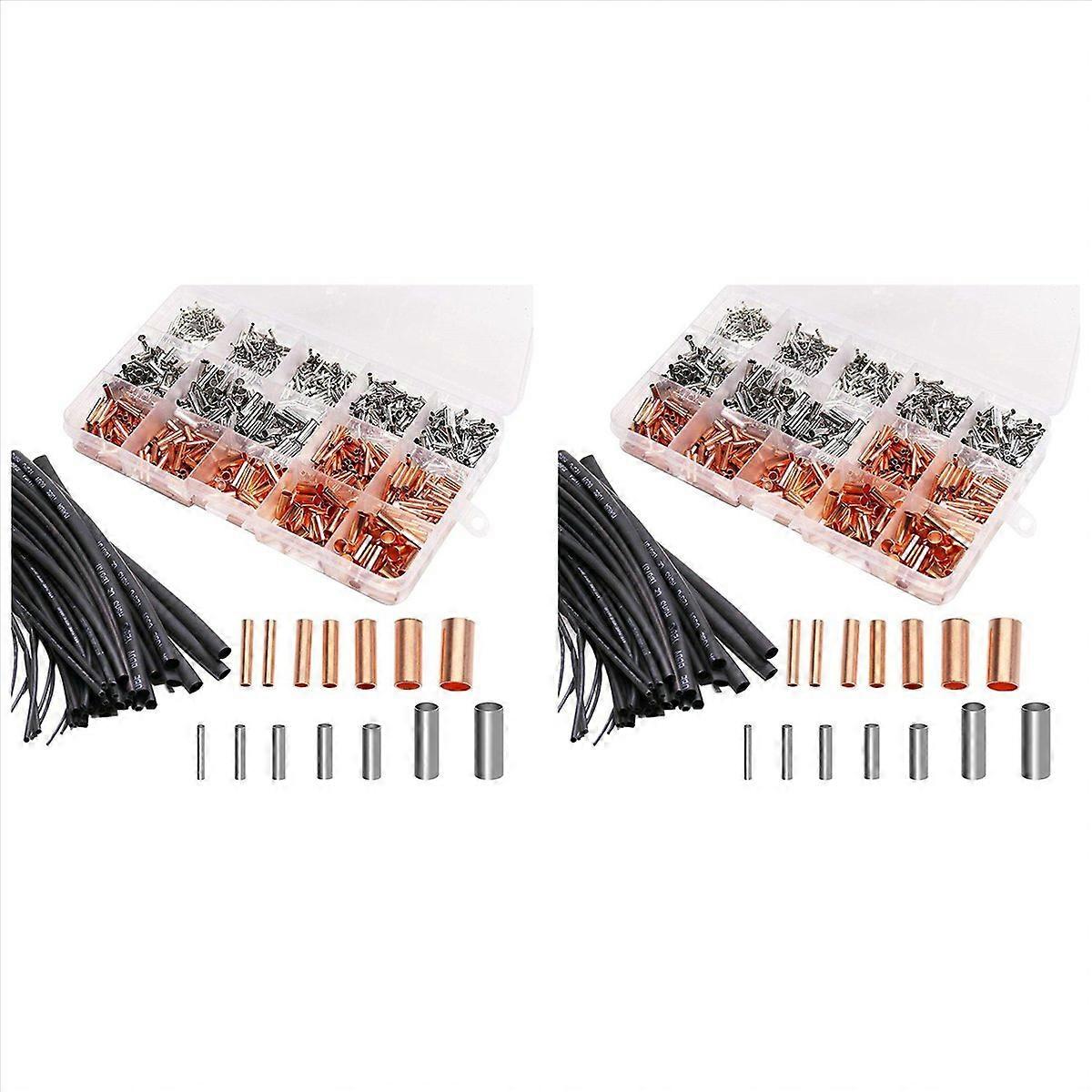 Tinned Copper Crimp Connector Electrical Cable Pin Cord Terminal Kit