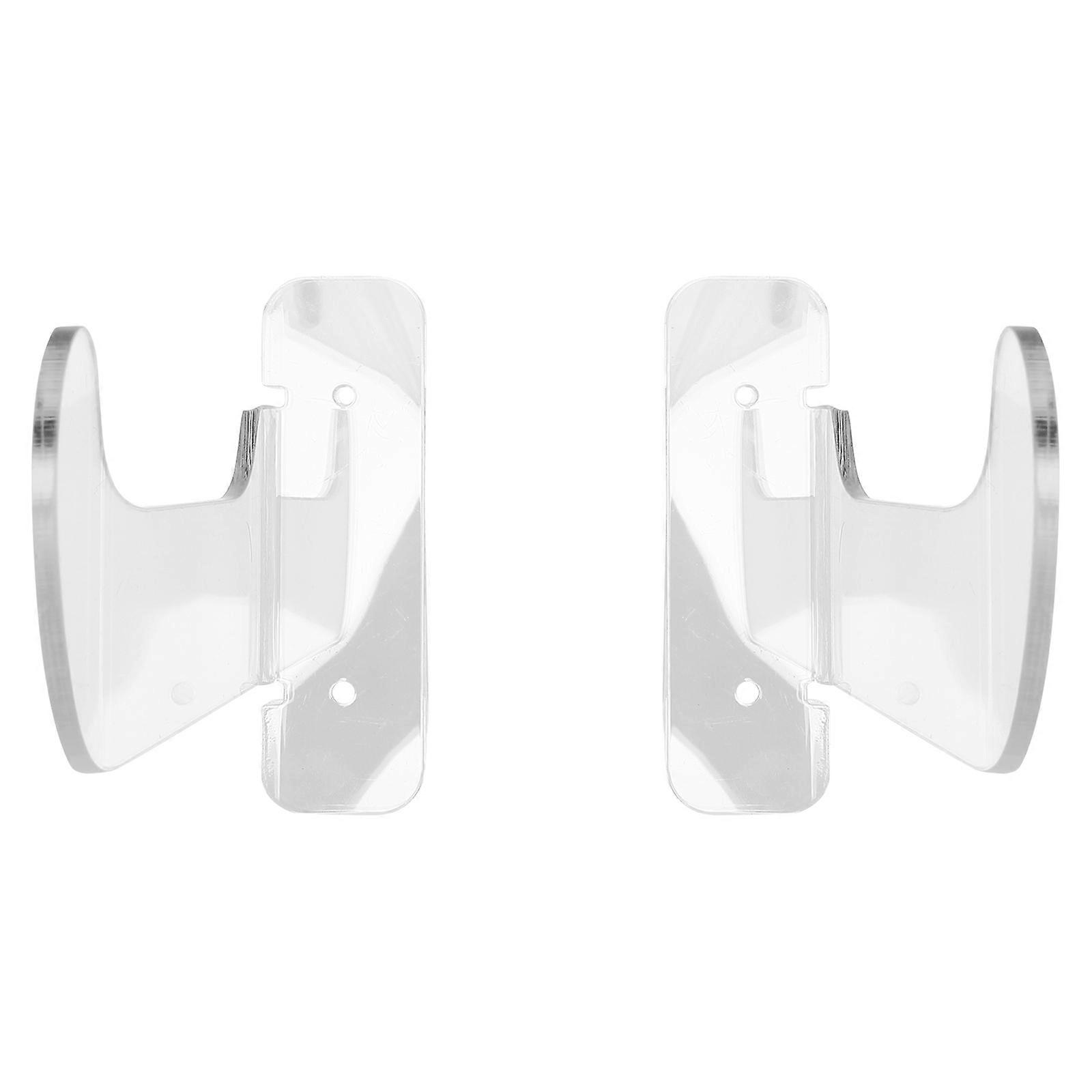 Yoga Mat Storage Rack for Wall Mounted Use 1Pair Transparent Acrylic Racks