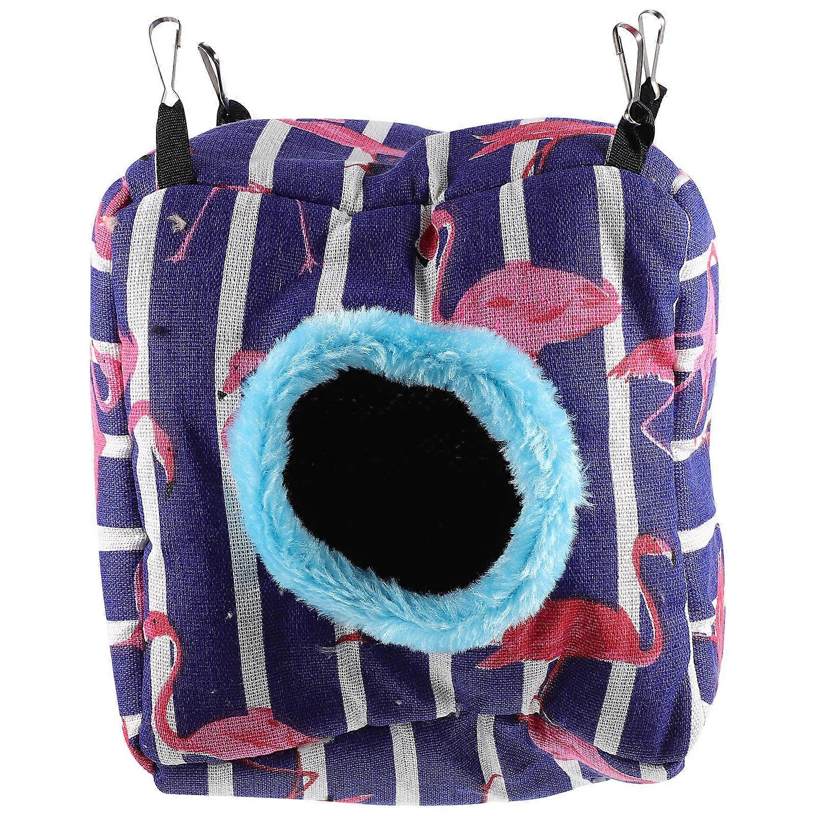 Squirrel Winter Hideout Cotton Hammock for Small Animals 5Pcs Warm Bed