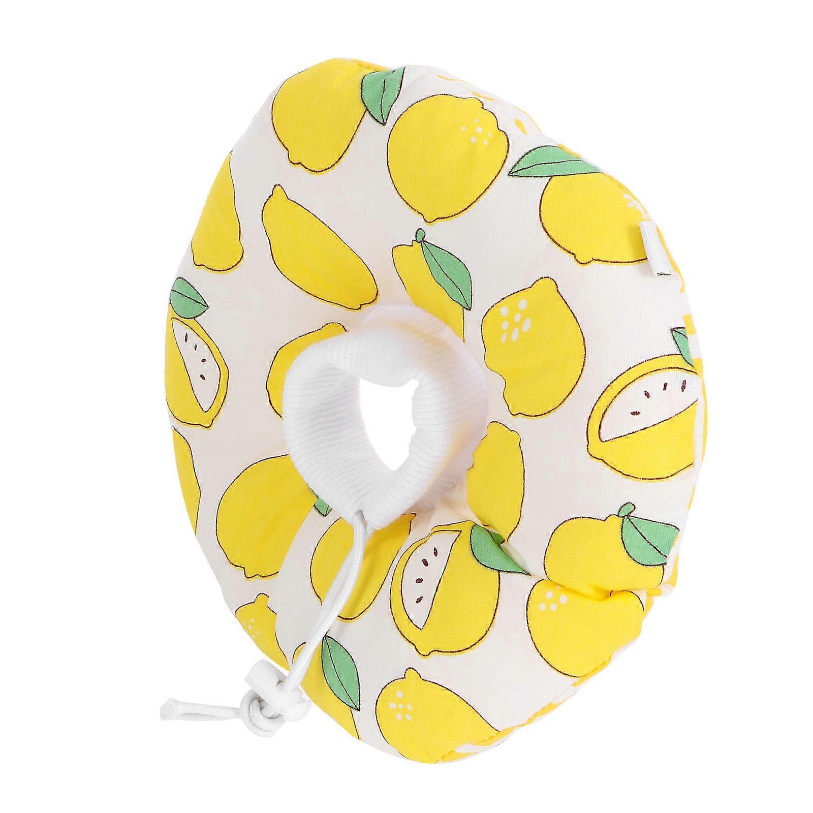 Cat Recovery Cone After Surgery with 2Pcs Cartoon Fruit Pattern Collar