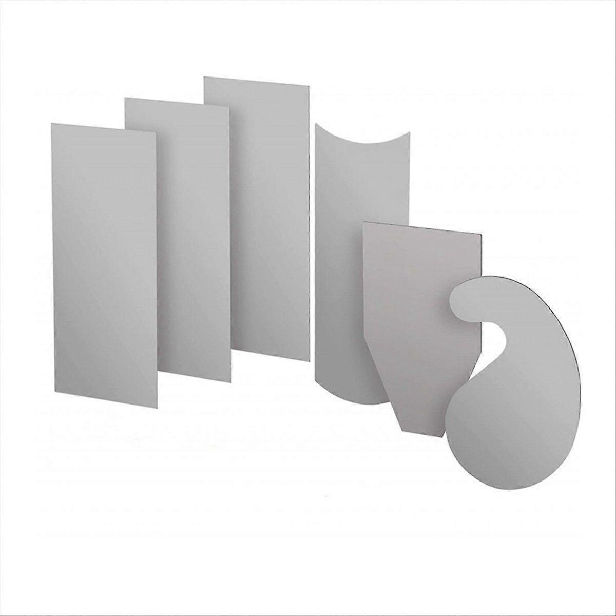 6 Piece Multi-Shaped Card Scraper Woodworking Set