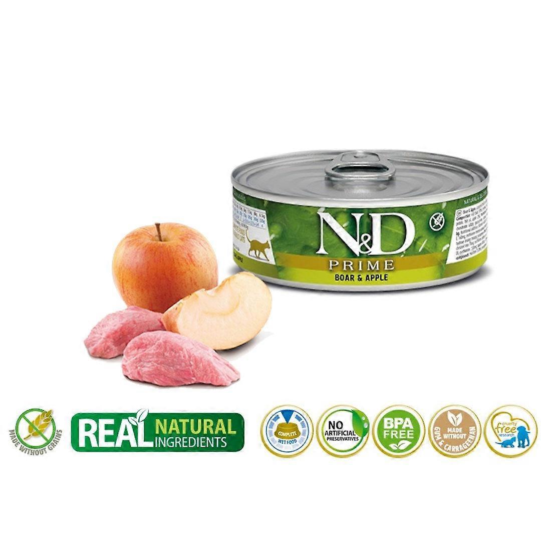 Farmina N&d Cat Prime Vildsvin & Äpple 70g