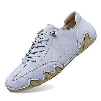 Ediodpoh Ademende Orthopedische Ergonomische Barefoot Schoenen Lage Casual Korte Laarzen voor Heren voor Dagelijks Comfort Herenschoenen Hemelsblauw 35
