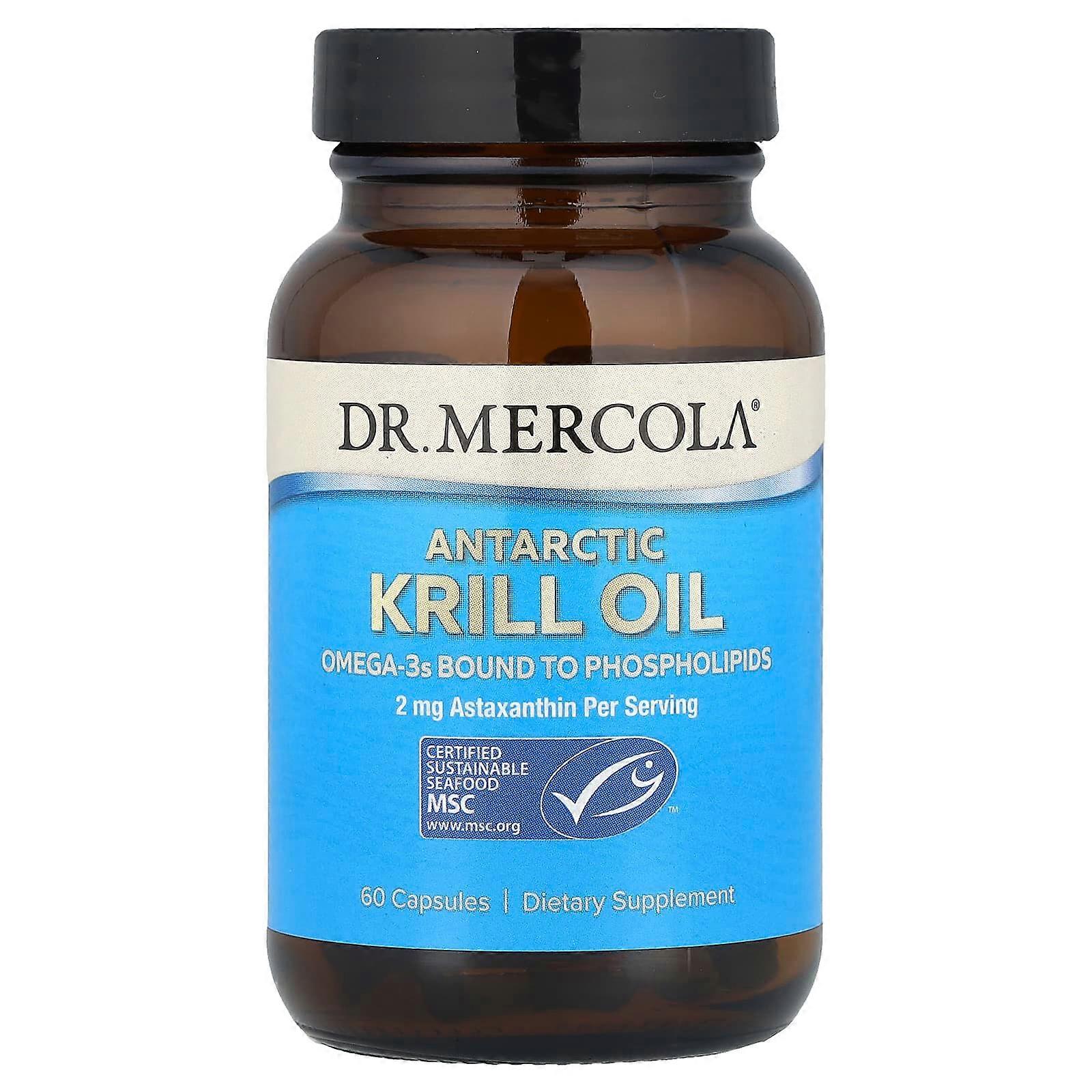 Dr Mercola, Antarctic Krill Oil, 60 Capsules