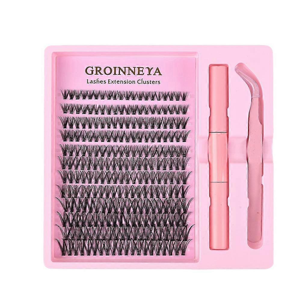 Thick False Eyelashes Segmented Self Application Soft False Eyelashes Set For DIY Lashes