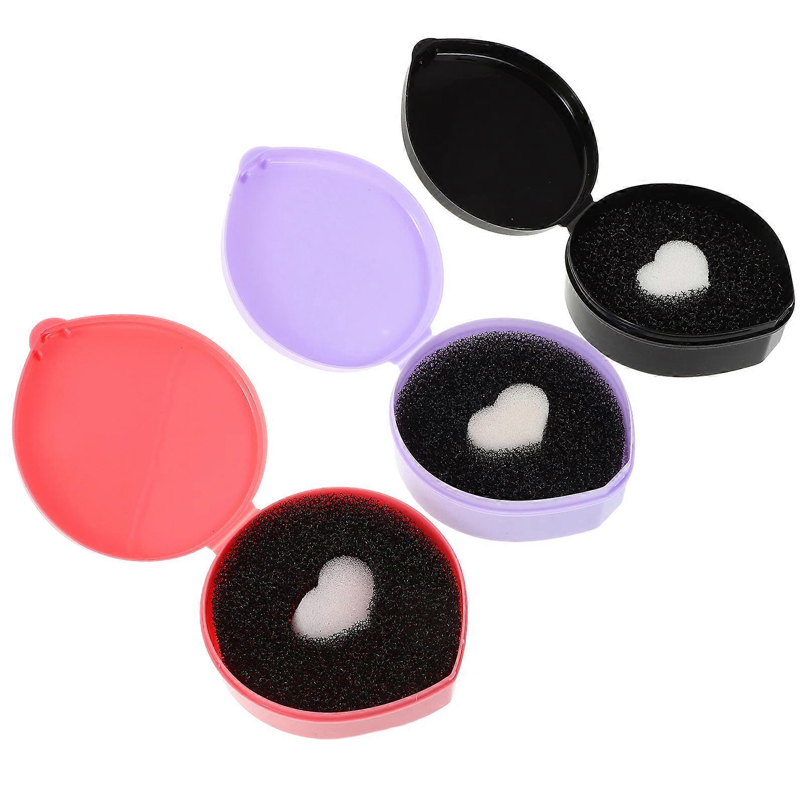 Makeup Brush Cleaner Box Sponge for Quick Makeup Brush Cleaning 3Pcs