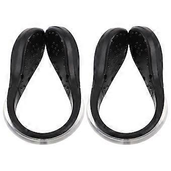 Night Running LED Shoe Clip Lights for Safety 2Pcs Reflective Outdoor Gear