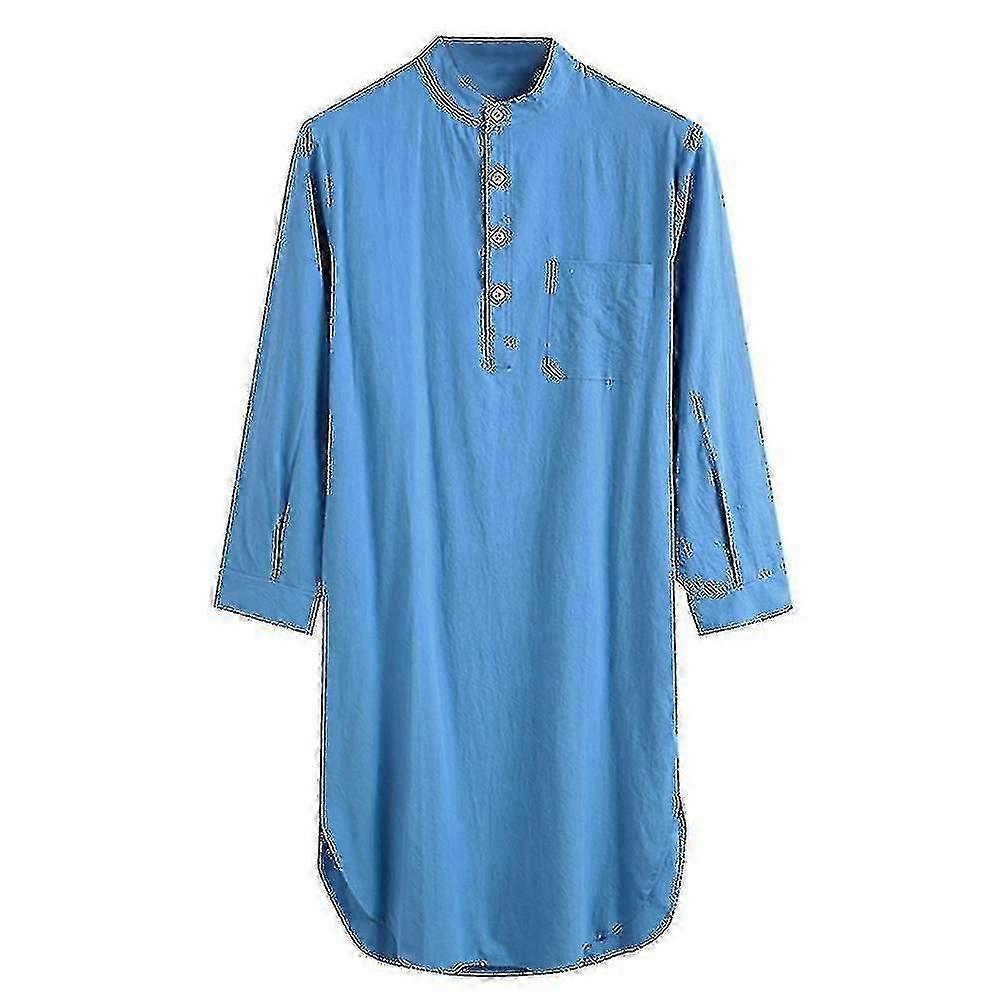 Camicia da notte da uomo in cotone, morbida e comoda.