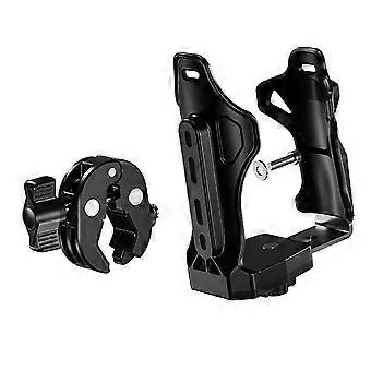 Anti-Theft Motorcycle Cup Holder, Extra Large Adjustable Size Bike Water Bottle Holder for 50mm-90mm Diameter Bottles
