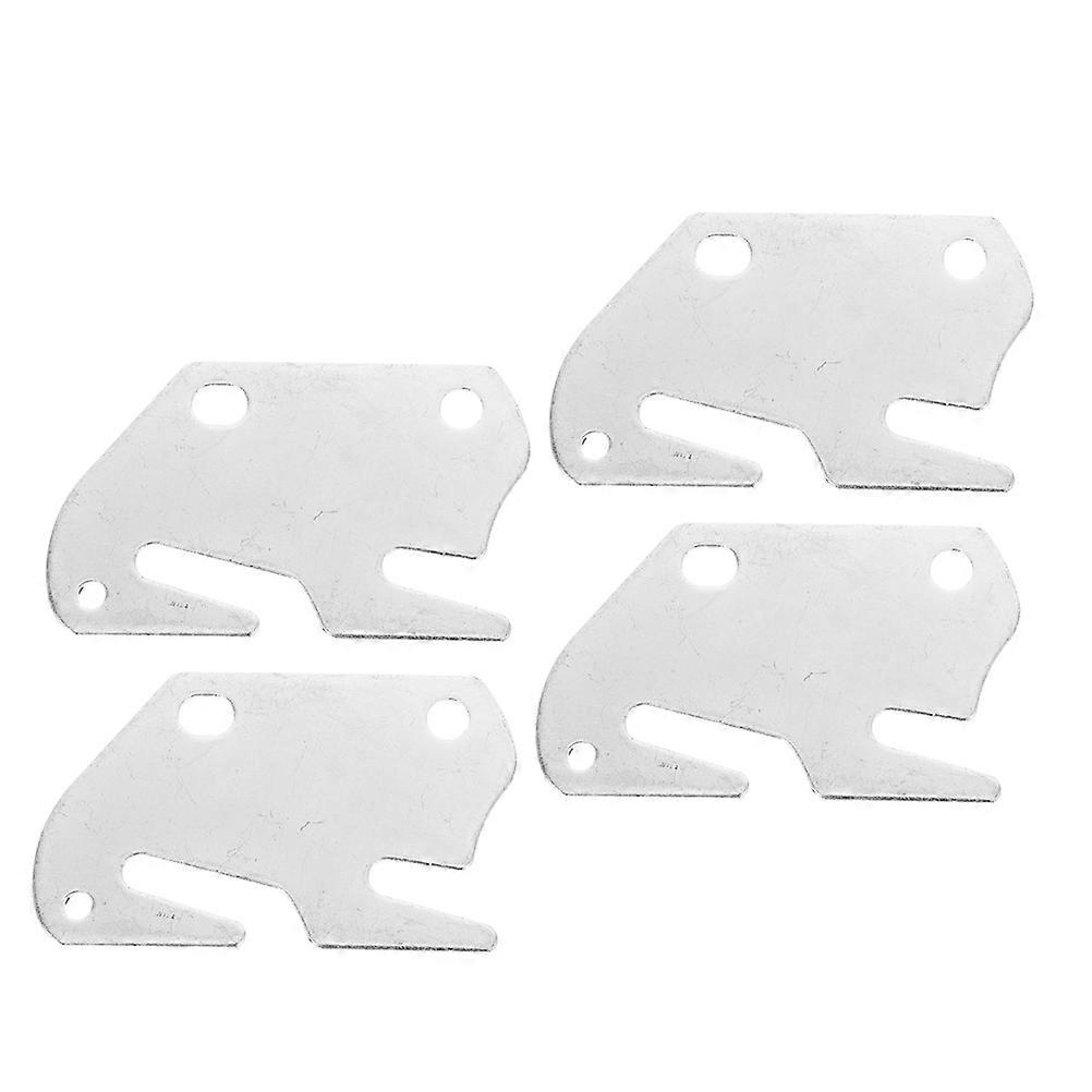 Furniture Connector 4Pcs Headboard Brackets for Bed Frame Hardware Replacement