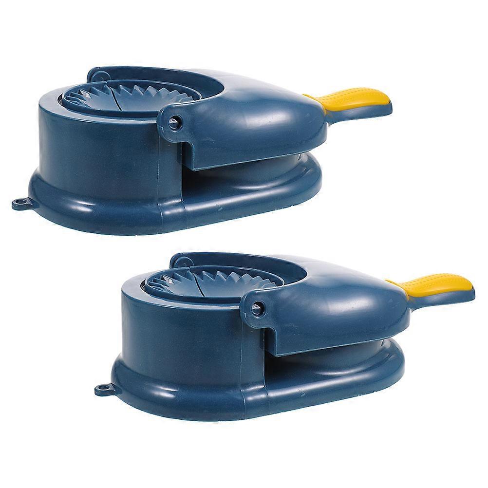 Dumpling Presser Multi-Use Dumpling Maker for Kitchen Use 2Pcs Blue PP