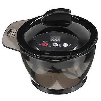 1Set Electric Hair Dye Stirring Bowl Stirrer Hair Coloring Cream Mixer EU Plug