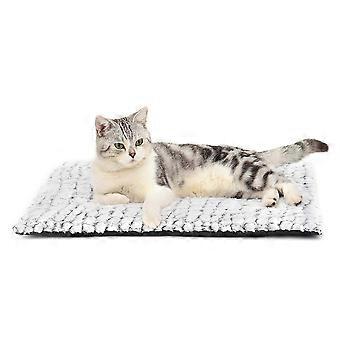 Washable Pet Self-Heating Pad Mat, Thermal Self-Warming Heated Dog Blanket & Cat Bed Cushion for Winter Sleep