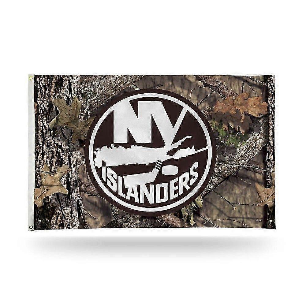 York Islanders Bold Mossy Oak Camo Design Flag IS0316