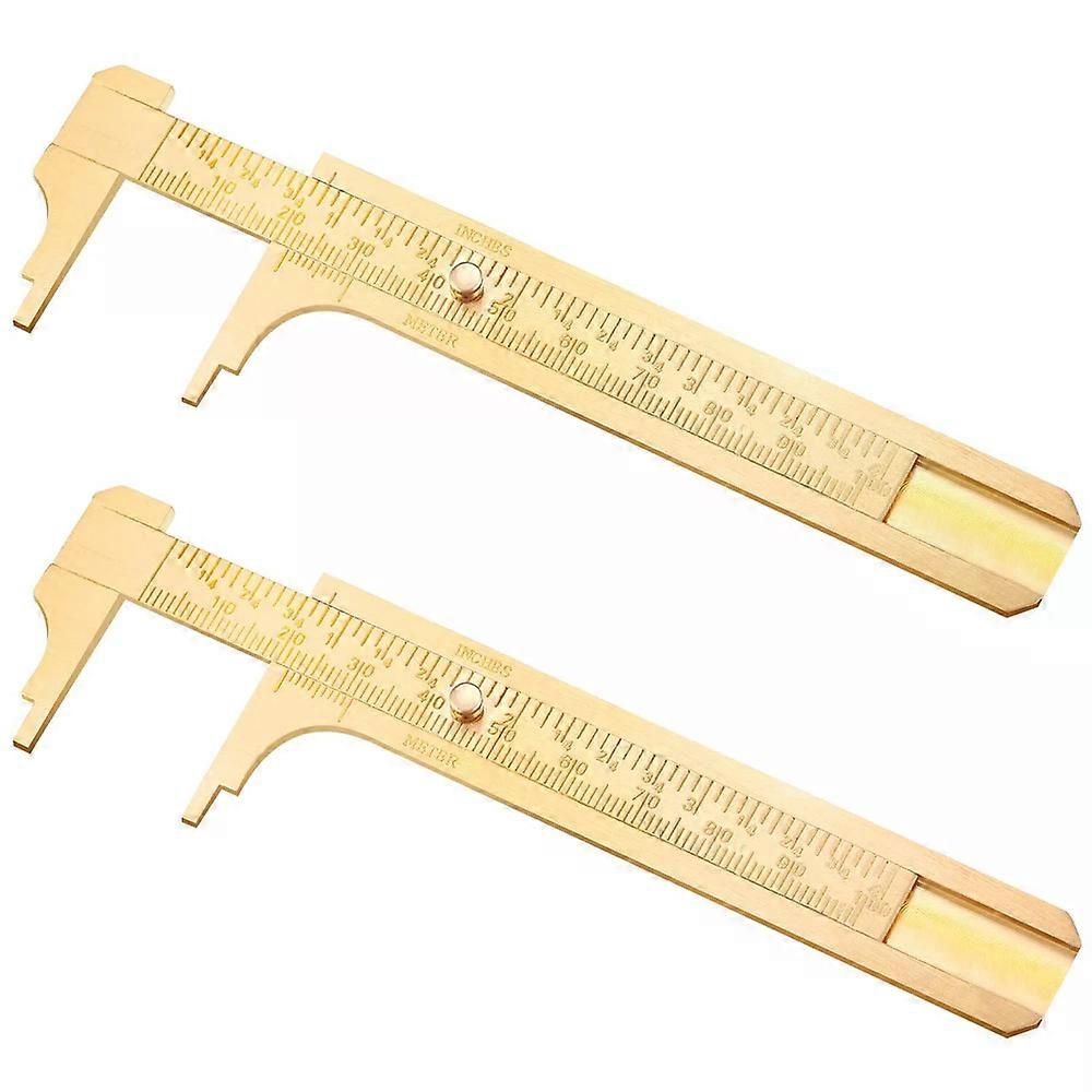 2 Pack Pocket Handy Caliper Measuring Mini Tool
