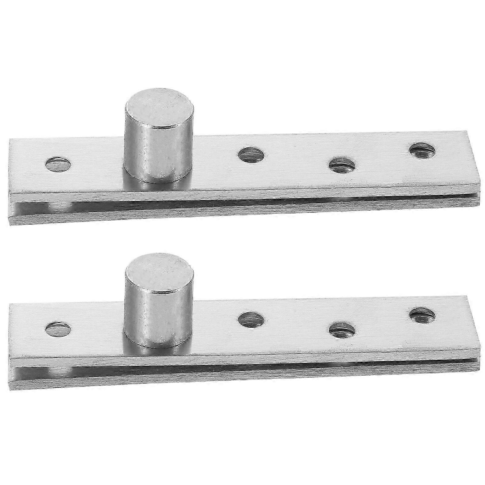 2pcs Pivot Hinge Stainless Steel Central Axis Hinge Rotating Concealing Hinge
