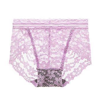 Sexy Ladies Transparent Dentelle Culotte Coton Creux Respirant Qualité Slip