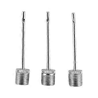 3PCS Ball Pump Inflation Needle Stainless Steel Air Pump Needle Compatible with Inflating Football Basketball Volleyball Compatible with Sports