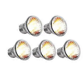 5PCS 50W UVA + UVB Reptile Heat Lamp Ampoules pour le bronzage et l’éclairage UV