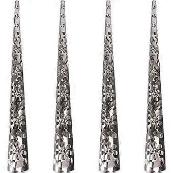 minkissy 4pcs Duckbill Clips for Hair Metal Non- slip Alligator Barrettes Hollow Hair Grip for Women Girls