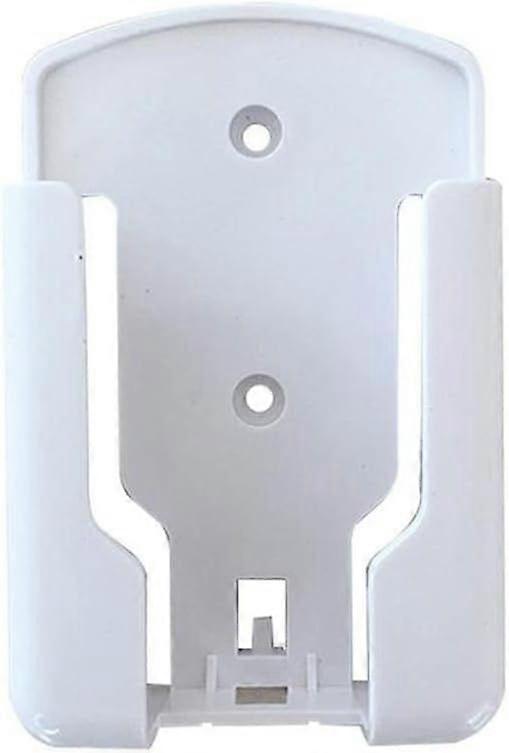 Remote Holder Wall Mount Media Controller Organizer White Plastic Storage Box