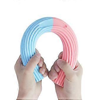 Fitness Flexible Resistance Training Bar Elbow Bar Hand Forearm Strengthener Exercises(1 Pcs, Powder Blue)