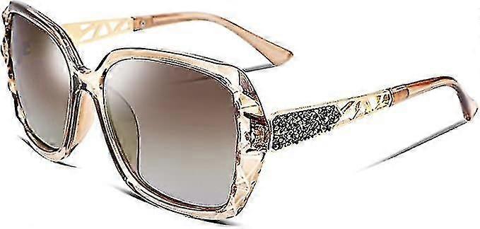 Women's Square Sunglasses Frame Tea Frame Tea Piece