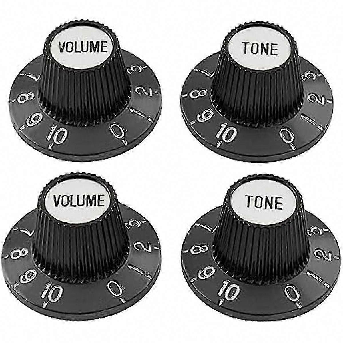 Witch Hat Knobs Top Hat Tone Volume Control Knobs compatible with Electric Guitar Bass Amplifier Effect Pedal