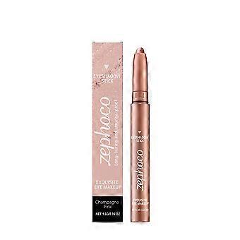 Zephoco Pearlescent Nude Eyeshadow Stick (Champagnerpuder) Natürliches Make-up für Alltag, Dates und Partys mit perlmuttartigem Glitzer